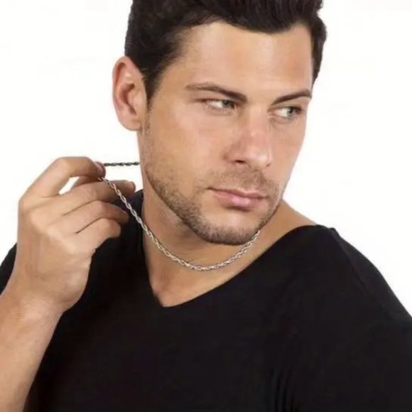 NEW Twisted Titanium Chain 60cm/24inch - Picture 2 of 5